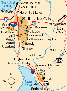 salt lake city map