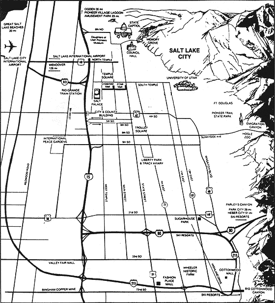 map of salt lake city