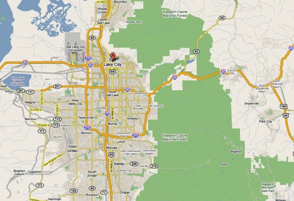 salt lake city map